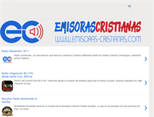 Tablet Screenshot of emisoras-cristianas.com